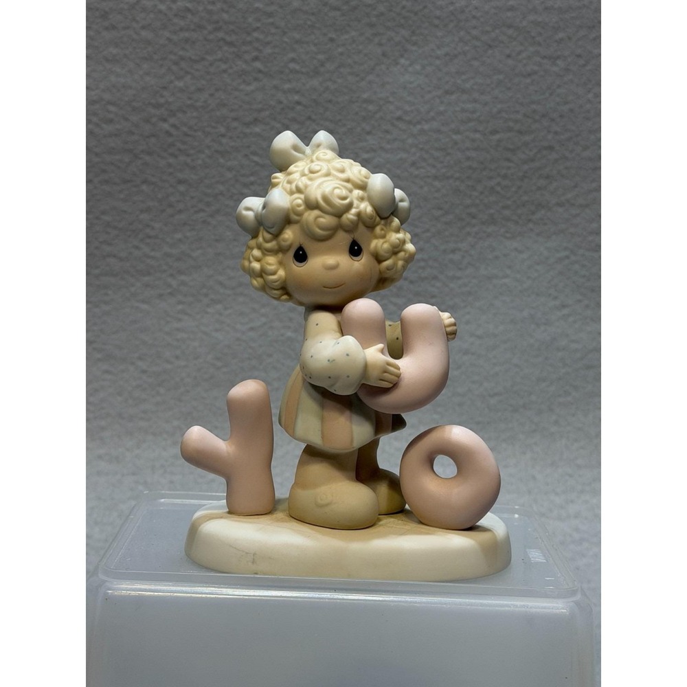 Precious Moments I'll Never Stop Loving You 1989 Samuel Butcher Design Figurine